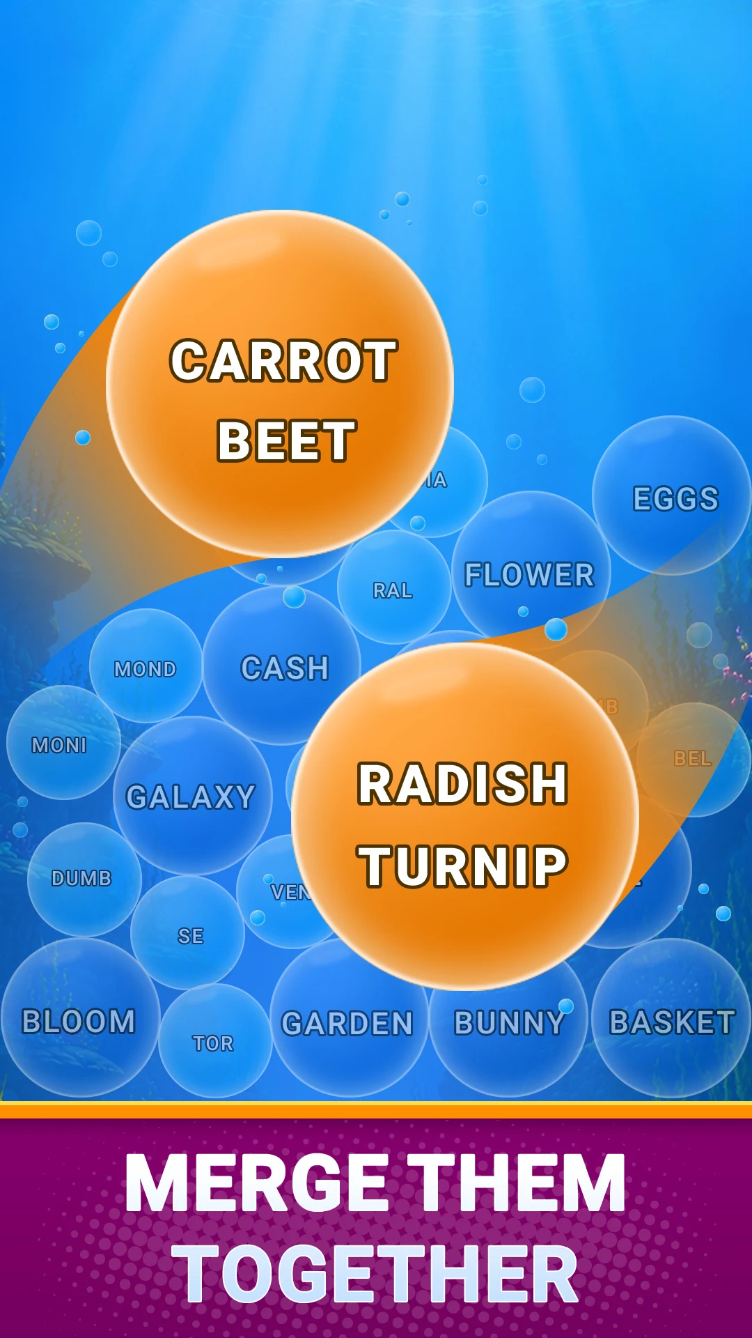 Bubble Sort: Word Puzzle screenshot