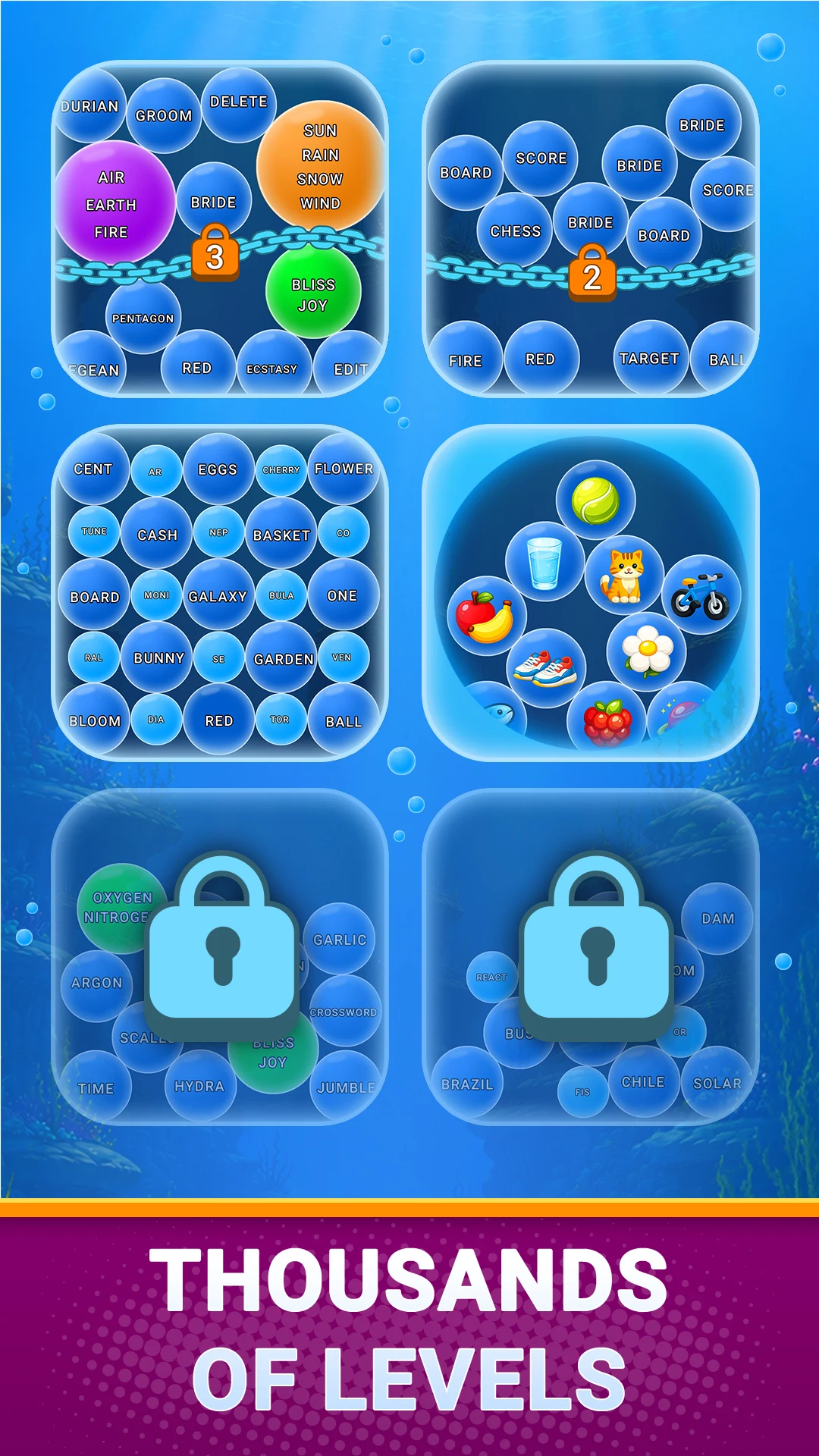 Bubble Sort: Word Puzzle screenshot